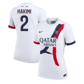 Paris Saint-Germain Achraf Hakimi #2 Udebanetrøje Dame 2024-25 Kort ærmer